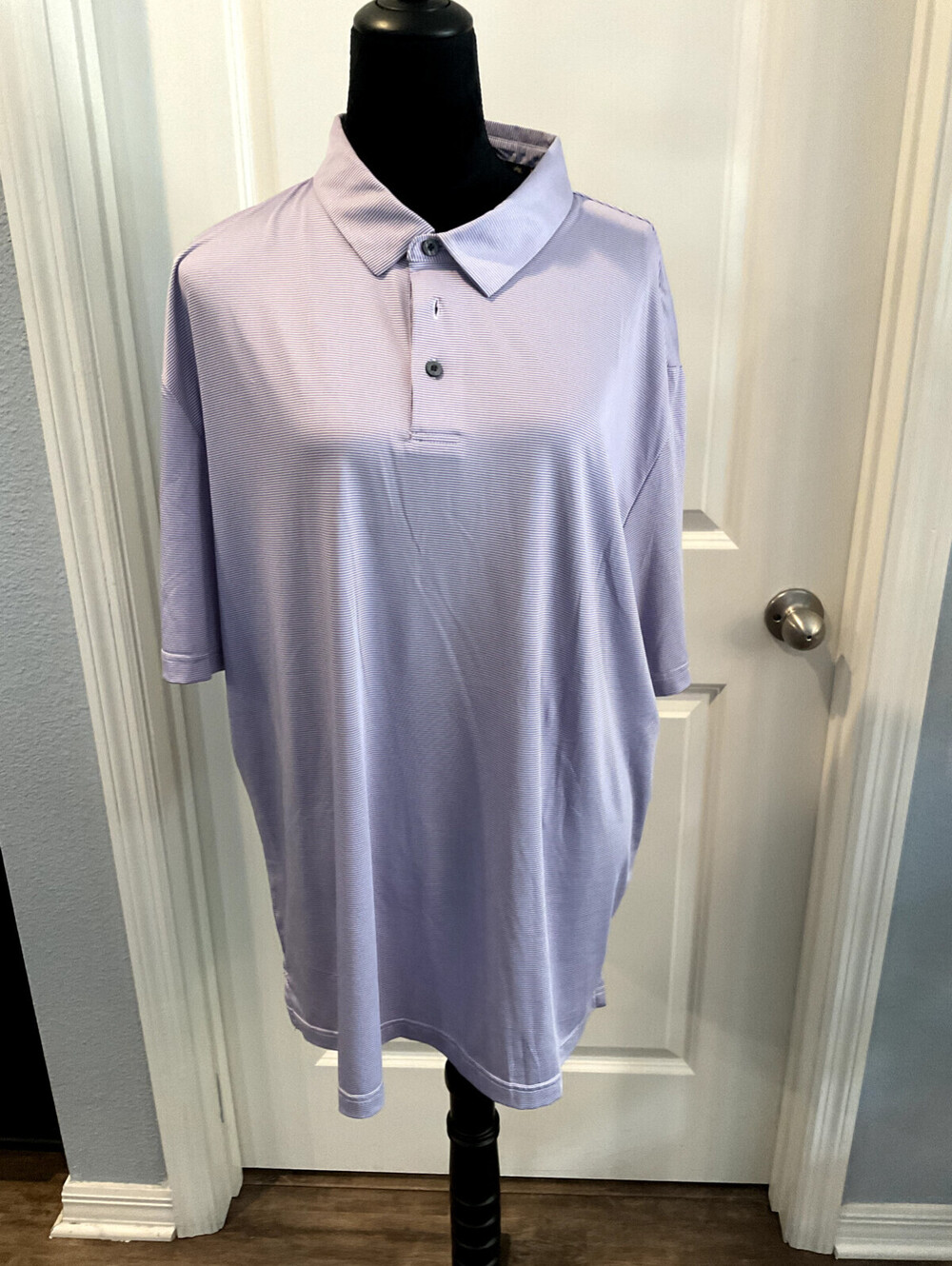 EUC Ben Hogan Striped Polo Shirt Size XXL